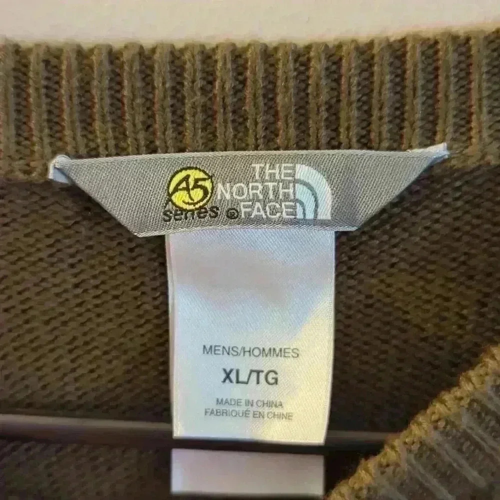 The North Face knitted sweater, green, XL - Picture 4 of 6